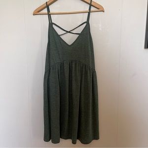 SOLD Peplum tank beach dress